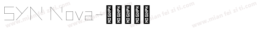 SYN Nova字体转换
